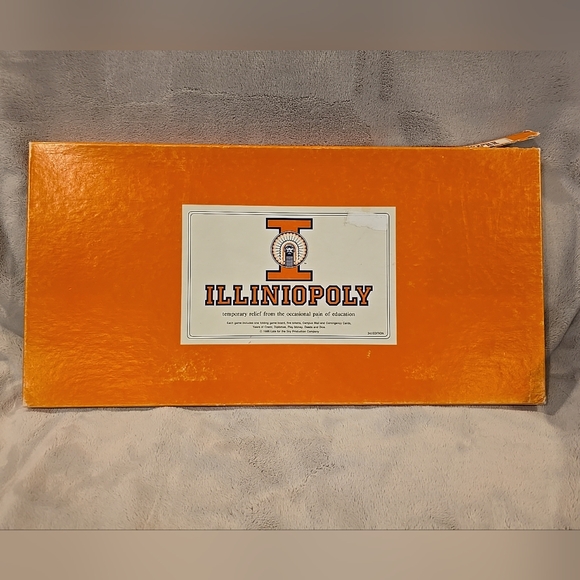 Vintage‎ 1986 Illiniopoly Board Game - Picture 1 of 4
